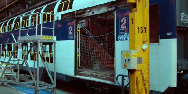 Filet de sécurité - câble - Maintenance ferroviaire